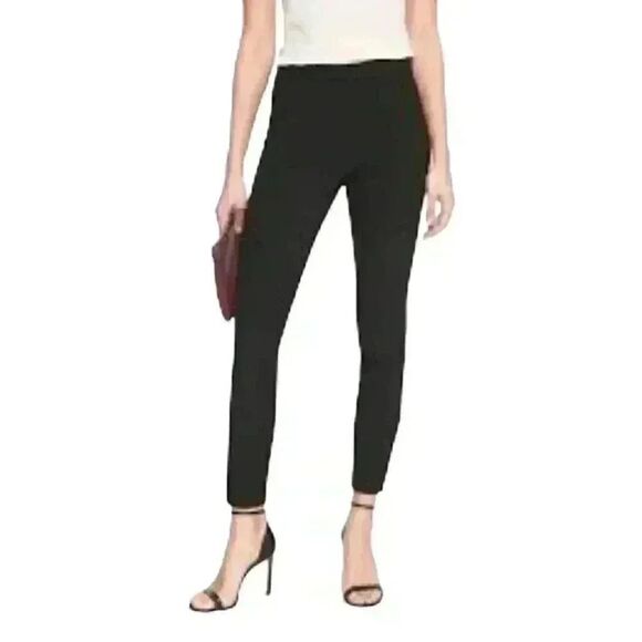 Banana Republic Devon Women's Black Cotton/Rayon/Spandex Pants - Picture 1 of 11